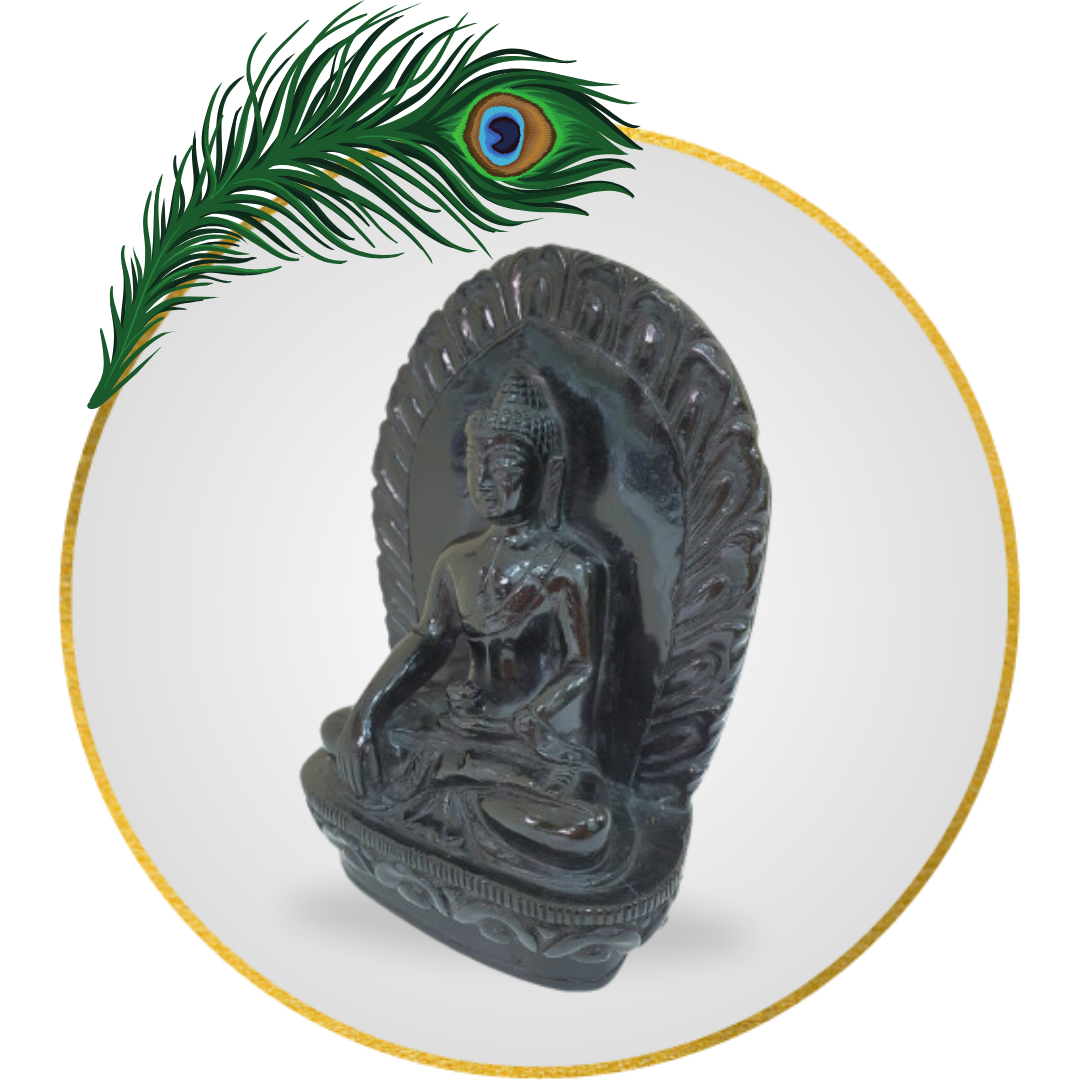 Black Jade Buddha 6 Inch